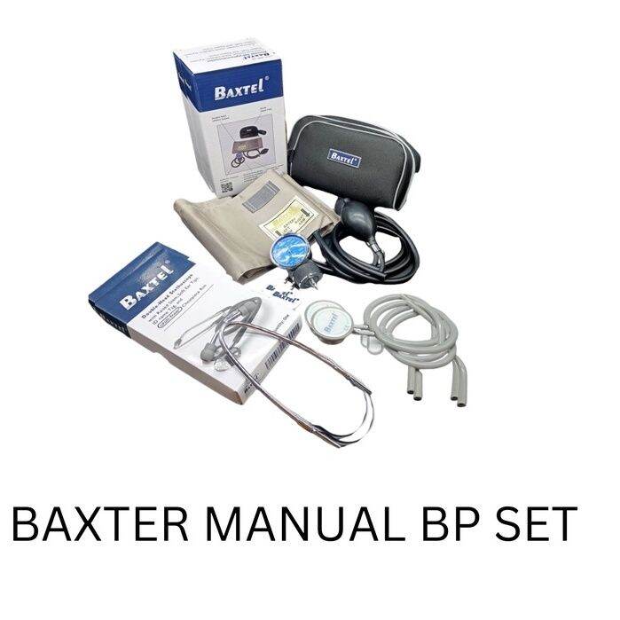 barko agad BAXTEL Sphygmomanometer BP Aneroid and Stethoscope Manual BP