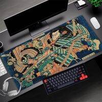 Samurai Table Pad แผ่นรองเม้าส์ญี่ปุ่น Xxxl Anime Table Accessories แผ่นรองเม้าส์สวยงาม บริษัท 900x300 Gamer 5mm Carpet 1000x500 มม