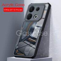 เคสสำหรับ Infinix GT 10 Pro 10Pro GT10Pro 5G เคสอะคริลิคเคสโทรศัพท์แบบใสกันกระแทกฝาหลังเลนส์เคสกันกระแทก