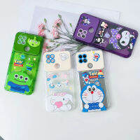 เคสนิ่ม สกรีนลายการตูน มีกระจก ขาตั้งได้ค่ะReno6 5G Reno5 5G Reno7Z 8Z A96 A15 A15S A53 4G A31 A3S A5S  A92020 A52020
