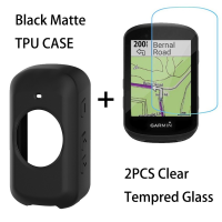 สำหรับ Garmin Edge 830 530 1030 1000 130 GPS Bike Slip-Proof Anti-Knock ซิลิก้าเจล + 2PCS ป้องกันกระจกหน้าจอ