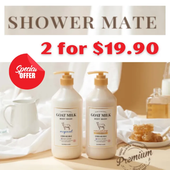 Showermate Goat Milk Body Wash Original + Showermate Goat Milk Body