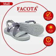 Giày sandal Facota nam nữ chính hãng NN09, Facota xám phối nam nữ
