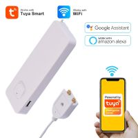 SZMYQ Tuya Wifi Smart Home Alarm System Water Leakage Sensor Security Wireless Flow Level Leak Detector Smart life APP Control