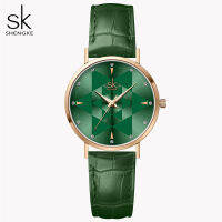 Romantic Light Green Women Watches Royal Style Relogio Feminino Ultra Thin Minimalist Watch For Women Top nd Montre Femme