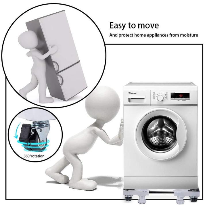 ฐานรองตู้เย็น-เครื่องซักผ้า-แบบมีล้อ-multi-functional-movable-type-base-for-washing-machine-and-refrigerator-abele