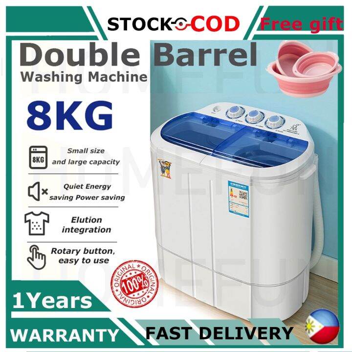 Washing Machine Portable Automatic washing machine with dryer UV