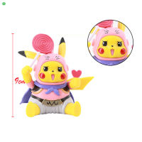 ฟิกเกอร์ตัวการ์ตูน Majin Buu X Pikachu ของเล่นหุ่นต่อสู้แบบจำลองพระเยซูของขวัญ