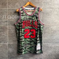 เสื้อคุณภาพสูง [MY Ready Stock] Michael J0rdan 23 Chicago Bulls Camouflage Retro Special Edition NBA Basketball Jersey Singlet