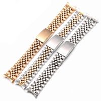 Curved End Stainless Steel Watch Band Metal Watch Strap Turtle Buckle Wristband 13mm 17mm 18mm 19mm 20mm 21mm 22mm Size Widthby Hs2023