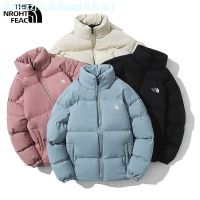 ►❄เสื้อโค้ทแจ็คเก็ตบุคอตตอนหนาแบบไดนามิกของ TNF ขนแบบไดนามิกเสื้อโค้ทคู่แบบหลวมขนมปังตัวตลกวันพักผ่อนเสิร์ฟการเคลื่อนไหวที่อบอุ่น