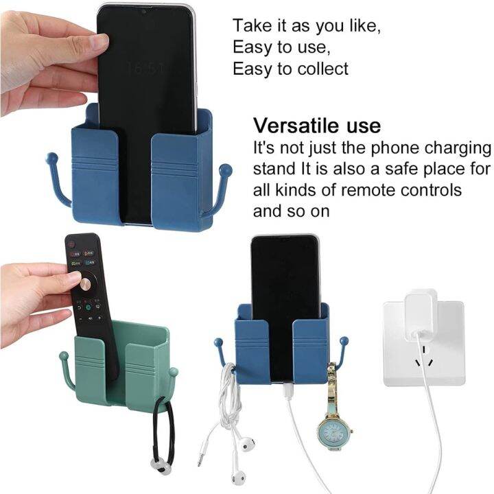 Wall Mount Phone Holder Wall Mount Adhesive Cellphone Charging Brackets