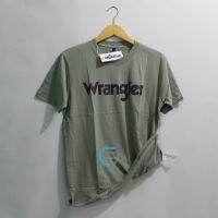 เสื้อยืด Wrangler ชาย/หญิง ผ้าตคอตอน 30s นำเข้าฟรีถุงกระดาษ