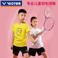 Victor Victor Triumph Children Badminton Clothes Short-Sleeved Wake Many Girls Youth Absorb Sweat Quick-Drying T-Shirt In The Summer