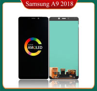 Super AMOLED สำหรับ Samsung Galaxy A9 2018 A9s แอลซีดี A9ดาวโปร SM-A920F หน้าจอดิจิตอลสัมผัสหน้าจอ LCD สำหรับซัมซุง A920แอลซีดี