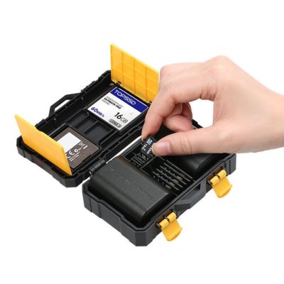 Batteries Manager Power Bank Converter DSLR Camera Battery Box SD TF Storage Case Holder For Canon LP-E6 Sony FZ100