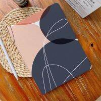 Aesthetic Line Overlap Color ipad case For Air 4 iPad Pro 11 2020 10.5 With Pencil Holder 10.2 8 7th 12.9 2020 Mini 4 5 6 Cover Bag Accessories