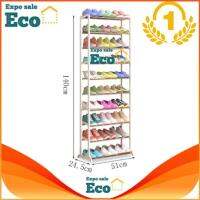 Eco ชั้นวางรองเท้าพลาสติก DIY 10 ชั้น 30 คู่ amazing shoe rack