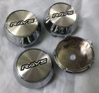 สีโครเมี่ยม NEW 4ชิ้น 58 มิล โวค Volk Racing Rays เร เรสซิ่ง เล ฝาครอบดุมล้อ ฝาครอบล้อ ฝากลางแม็ก ดุมล้อ ดุมแม็ก ฝาแม็ก ฝาล้อ ฝาดุม ฝาดุม มีลวดสปริง