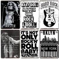 Hard Rock Roll Music Metal Plate Tin Sign Plaque Vintage Store Home Decor Metal Sign Metal Poster Home Decoration Drop Shipping PIG7181675