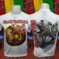 เสื้อวง IRON MAIDEN วงร็อค  ไม่มีตะเข็บข้าง คอฟิต ป้ายUS เสื้อร็อค เสื้อวินเทจ เสื้อทัวร์ วงดนตรีร็อคต่างประเทศ ผ้านุ่มดีเยี่ยมใส่สบาย