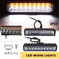 ไฟเฉพาะจุดออฟโร้ดสำหรับรถบรรทุก Suv โคมไฟ Led ขาวเจิดจ้าน้ำท่วม100W 1600lm 1คู่12V 60V