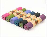 6mm Thickness Exercise Mat Non-slip Fitness Pad For Yoga Exercise Pilate Yoga Mats GYM TPE Double Color Yoga Mat