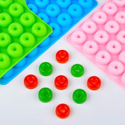 พิมพ์ซิลิโคน โดนัท 40 ช่อง (คละสี) 40 Cavities Mini Donut Silicone อย่างดี จึงสามารถสัมผัสกับอาหารได้