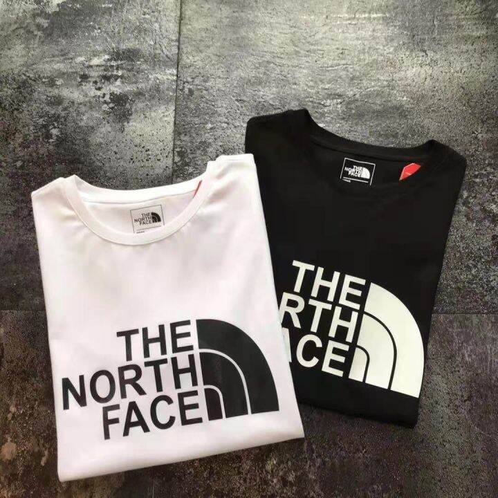 มีเช็น-north-face-เสื้อยืดผ้าฝ้ายพิมพ์ลายคลาสสิก2021แบบใหม่เท่ๆ-north-face-แขนเสื้อแขนสั้นคอกลมโลโก้ยอดนิยมสำหรับผู้หญิงและผู้ชาย