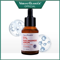 VIBRANT GLAMOUR 5%ไนอะซินาไมด์+5X เซราไมด์+3X ใบบัวบกไวท์เทนนิ่งเซรั่มผิวเปล่งปลั่งวิตามินซีเอสเซนส์ลบเลือนฝ้า กระ จุดด่างดำ 30มล