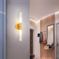 Nordic Led Wall Lamp Bedroom Bedside Lighing Modern Minimalist Living Room Background Ho Corridor Aisle Stairwell Wall Light