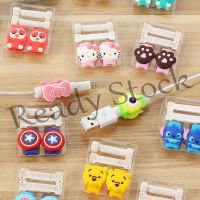 【Ready Stock】 ♤☊ B40 USB Cable bites Protector Animal Cute Cartoon Cover Protect Case for Iphone cable Earphone cable buddies Cellphone Decor Wire