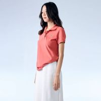 ASTRO DUST RED WOMEN POLO เสื้อโปโลเลดี้สีเเดง ASTRO DUST RED