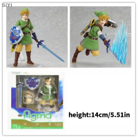 ไซยิ?ของขวัญ?1ชิ้นตำนานของ Zelda Skyward Sword Link ฟิกม่าฟิกเกอร์ที่สามารถขยับข้อต่อต่างๆได้ของเล่นเปลี่ยนได้