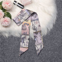 Natural Silk Brand Women Scarf 100 Real Silk Scarf Luxury Conslation Horse Foulard Hair &amp; Bag Scarves Design Neckerchief