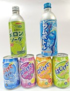 Nước Soda trái cây có ga Sangaria Hajikete Nhật Bản nhiều vị 350ml 500ml