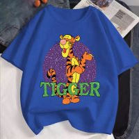 T0824? เสื้อยืดคอกลมลายTIGGER เดอะพูห์ หิมะ พร้อมส่ง สไตล์เกาหลี ฟรีไซส์ ลายสกรีนคมชัด ผ้านิ่ม (ใส่ได้ทั้งหญิงและชาย)