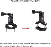 360องศาโรตารี่อลูมิเนียมจักรยานจักรยาน Handlebar Mount สำหรับ Gopro Hero 10 9 8 7 6 4เซสชัน1/4สกรู Action กล้องสำหรับ Insta360 X3 ONE X2 /X/rs/r/evo