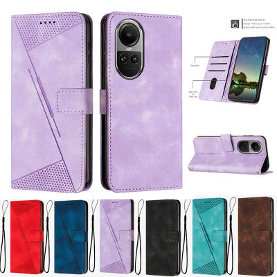 Reno10เคส5G สำหรับ OPPO Reno10 Pro Plus 5G เคสฝาพับปกป้องเต็มรูปแบบกระเป๋าสตางค์หนังเคสโทรศัพท์ช่องใส่บัตรสำหรับ Oppo Reno10 Pro Plus 10Pro ฝาครอบ5G