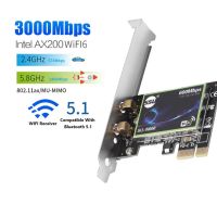 2.4/5G Dual Band PCI-E 1X การ์ดเน็ตเวิร์กไร้สายอีเธอร์เน็ต Wifi6อะแดปเตอร์การ์ดเน็ตเวิร์กการ์ดไร้สายอะแดปเตอร์600M