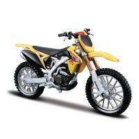 รถ1:18แบบสแตติก Bburago รถ RM-Z450ซูซูกิของเล่นแบบจำลองรถมอเตอร์ไซค์ของสะสม