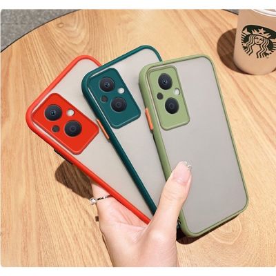 ส่งจากไทย Case OPPO A96 5G ขอบสีผิวด้าน เคสกันกระแทก ขอบนิ่มหลังแข็ง Oppo เคสมือถือ