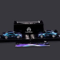 Time Micro 1:64 Model Car GTR R35 Chameleon Coating Alloy Die-Cast Vehicle Display Collection