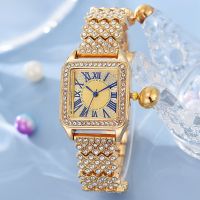 New Fashion Women Watches Luxury Ladies Quartz Watch Rhinestone Diamond Rose Gold Women Watch Relogio Feminino Wristwatches Hour