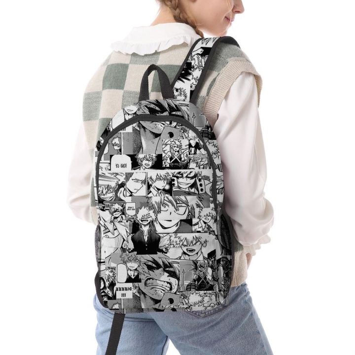 กระเป๋าเป้สะพายหลังสำหรับเด็กผู้ชายเด็กผู้หญิง-กระเป๋าเป้สะพายหลังอนิเมะ-my-hero-academia-กระเป๋านักเรียนวัยรุ่นกระเป๋าใส่แล็ปท็อปกีฬากันน้ำอ๊อกฟอร์ด3d