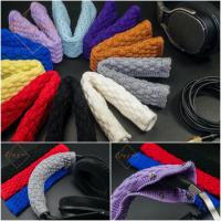 Pure Wool Hand-made Headband Cushion Top Head Pads For On Ear Over Ear Headphone 10cm x 20cm Size