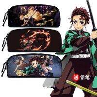 ~กระเป๋าดินสอ ลาย Tan Zhilang Demon Slayer Tanjiro 7.12 สไตล์ญี่ปุ่น เรียบง่าย สองมิติ สําหรับใส่เครื่องเขียน นักเรียนประถม ผู้ชาย ผู้หญิง