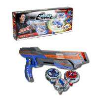 SILVERLIT Spinner MAD TRIO SHOT BLASTER - AVALANCHE เล่นปืนยิงลูกข่างสปินเนอร์แมดแบบ 3ลูก รหัส SVS86309