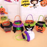 Mode Shop Non-woven Fabric Halloween Decorations Pumpkin Tote Bags Candy Bags Party Decorations Props Bags