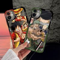 หนึ่งชิ้นเคสโทรศัพท์อนิเมะ Luffy Roronoa Zoro สำหรับ iPhone 14 13 12 11 Pro Max Xr Xs Max 7 8 14 Plus เคสการ์ตูนน่ารักนุ่มๆเคส